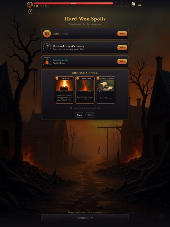Build your deck — iPad screenshot
